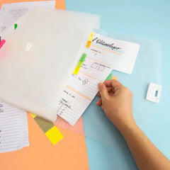 Expanding File Letter Size Translucent Poly 13-Pocket